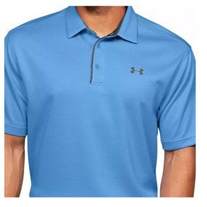 Men's Under Armour Tech Polo Color, Carolina Blue, Size S